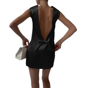 Elegant Bowknot Skirt Dress