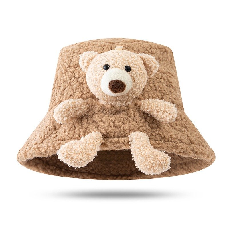 Children Cute Bear Basin Hat - Image 5