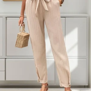 Tied High Waist Pants