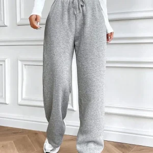 Drawstring Wide Leg Pants