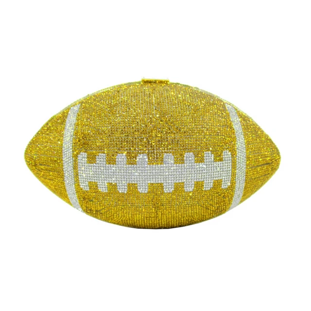 Rugby Ellipse Ball Clutch Purses - Image 8