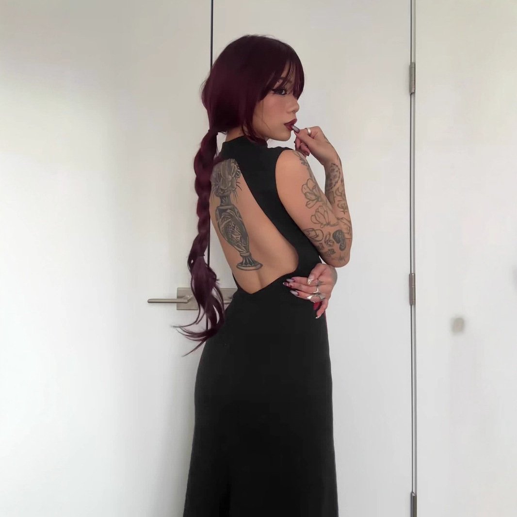 High Neck Dress Women's Long Dress - Image 5