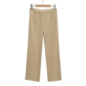 Straight leg pants and casual pants