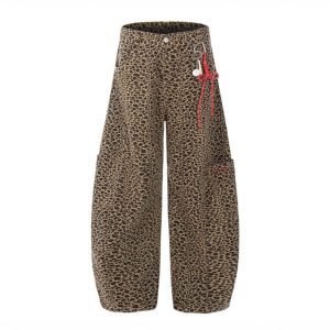Leopard print pants