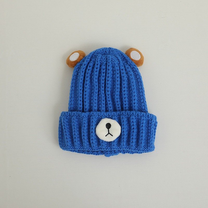 Autumn and winter children warm knitted hat - Image 4