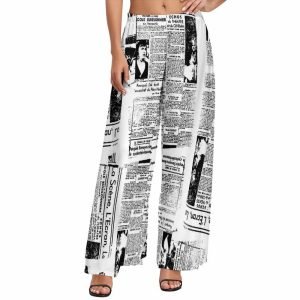 Women's Personalized Wide Leg Pants
