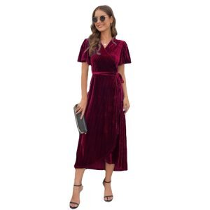 Slit-Tied Midi Dress