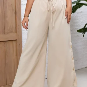 Tied Wide Leg Pants