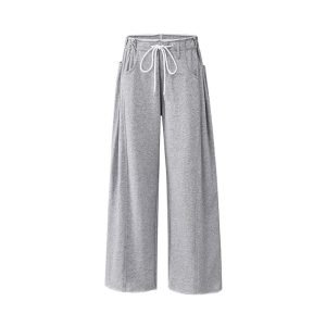 Women's Pants Gray for Women Loose Wide-Leg Trousers | Casual Pants