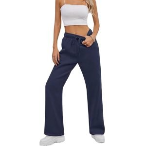 Sports pants loose straight leg women's pants