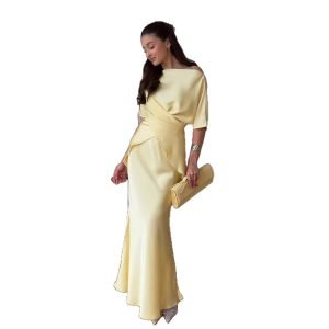 Short Sleeve Long Dress Set Women's Dress
