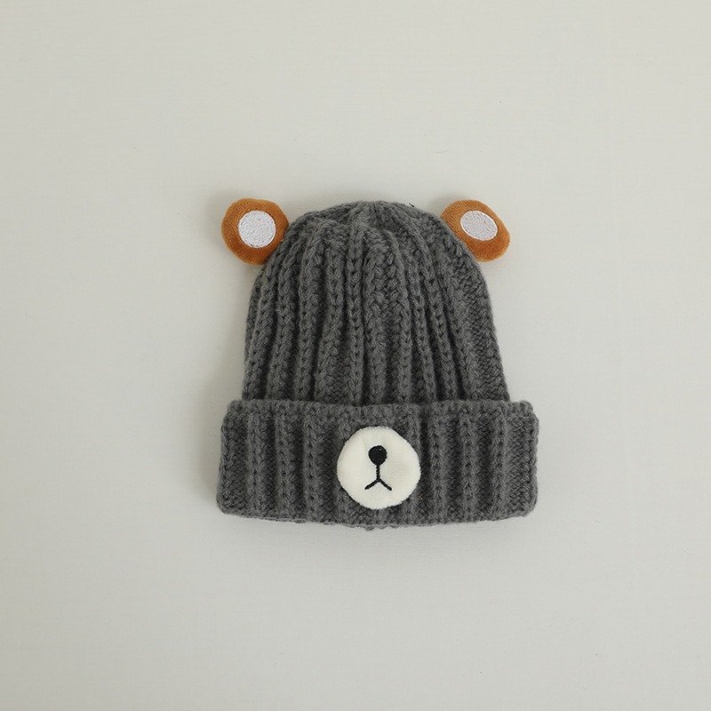 Autumn and winter children warm knitted hat - Image 9