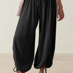 Drawstring Ruched Pants