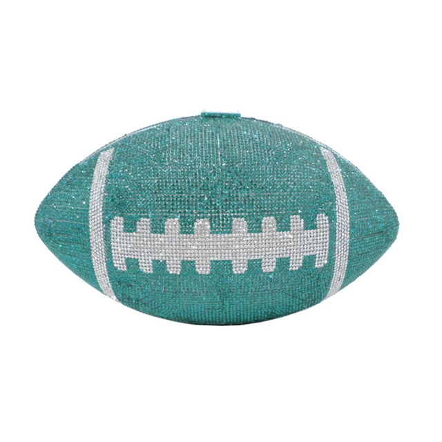 Rugby Ellipse Ball Clutch Purses - Image 5