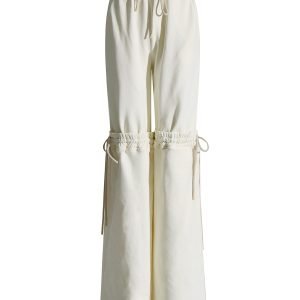 Women Pant Drawtherope Bandages Leisure Women Trousers