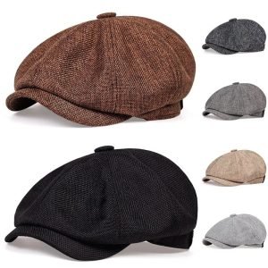 Octagonal hat men's